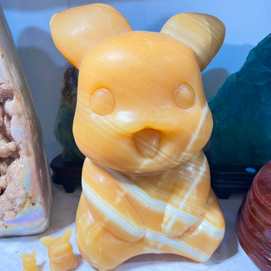 Huge size Calcite Pikachu 16.64kgs